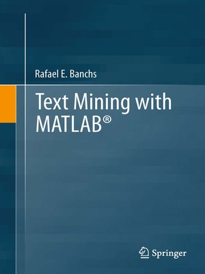 cover image of Text Mining with MATLAB